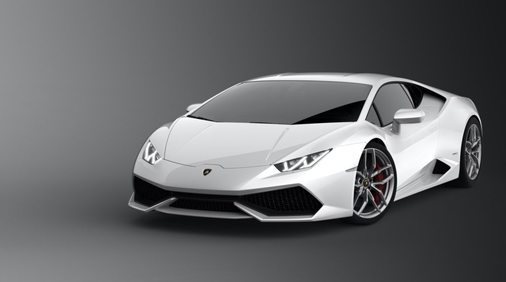 Lamborghini Aventador S is one of the top Italian luxury cars sold in white