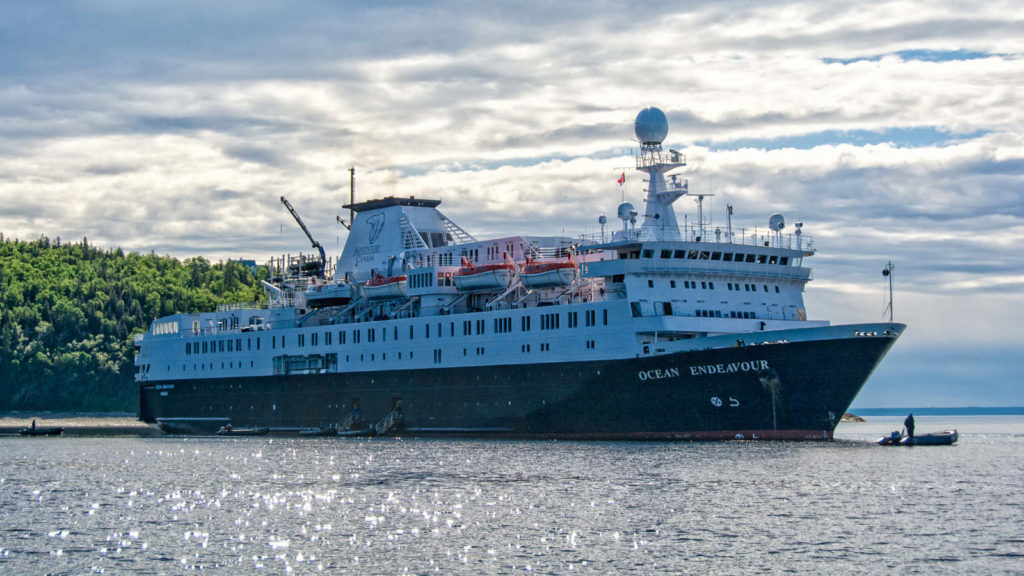 Adventure Canada's Ocean Endeavour ship 