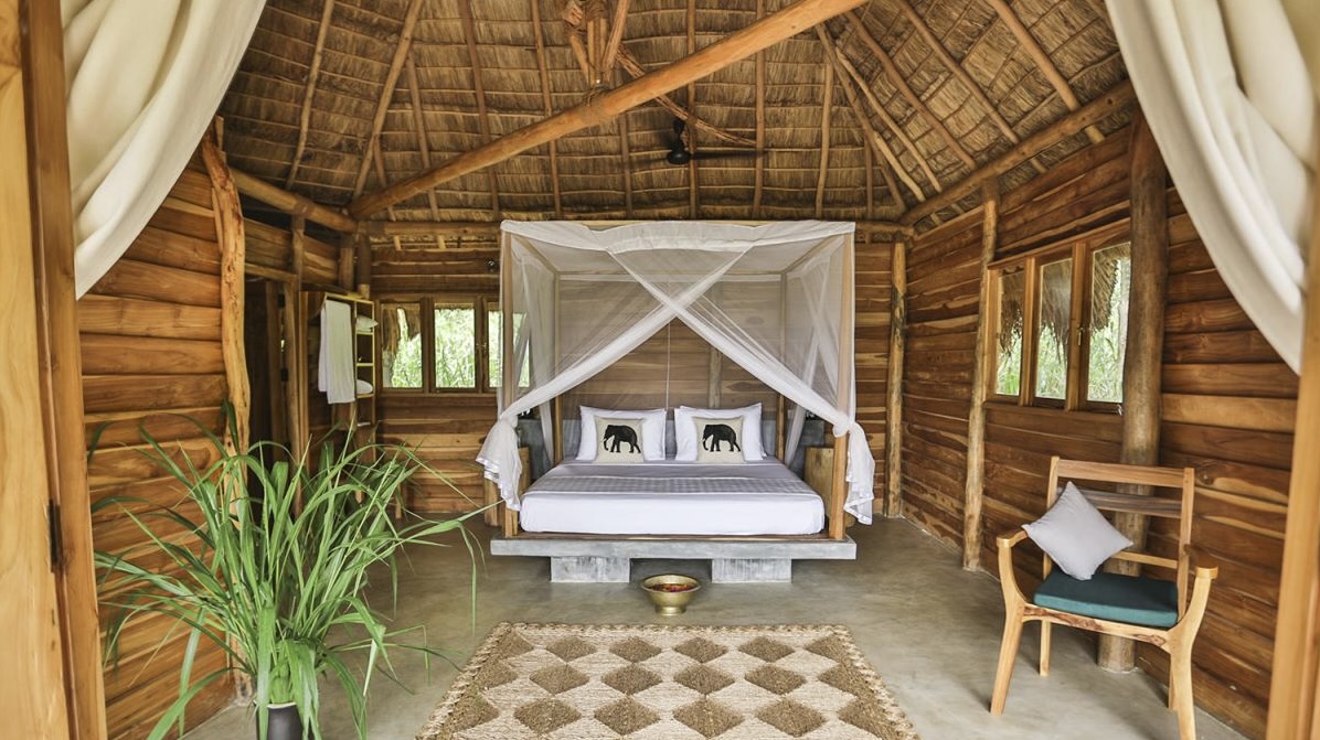 You'll enjoy a great sleep as well as an authentic Sri Lankan back to nature experience at Gal Oya Lodge